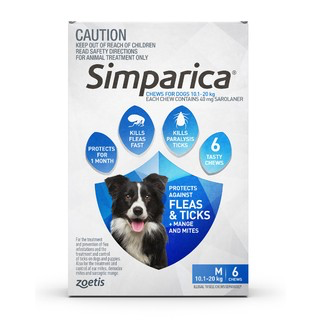 Simparica Flea and Tick Chewable Tablets for Dogs