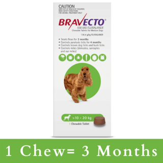 Bravecto Flea and Tick Chew for Dogs