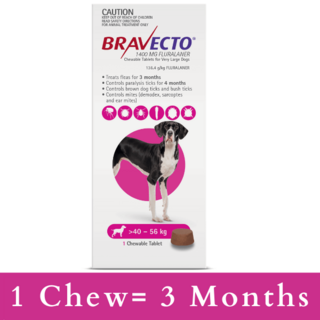 Bravecto Flea and Tick Chew for Dogs